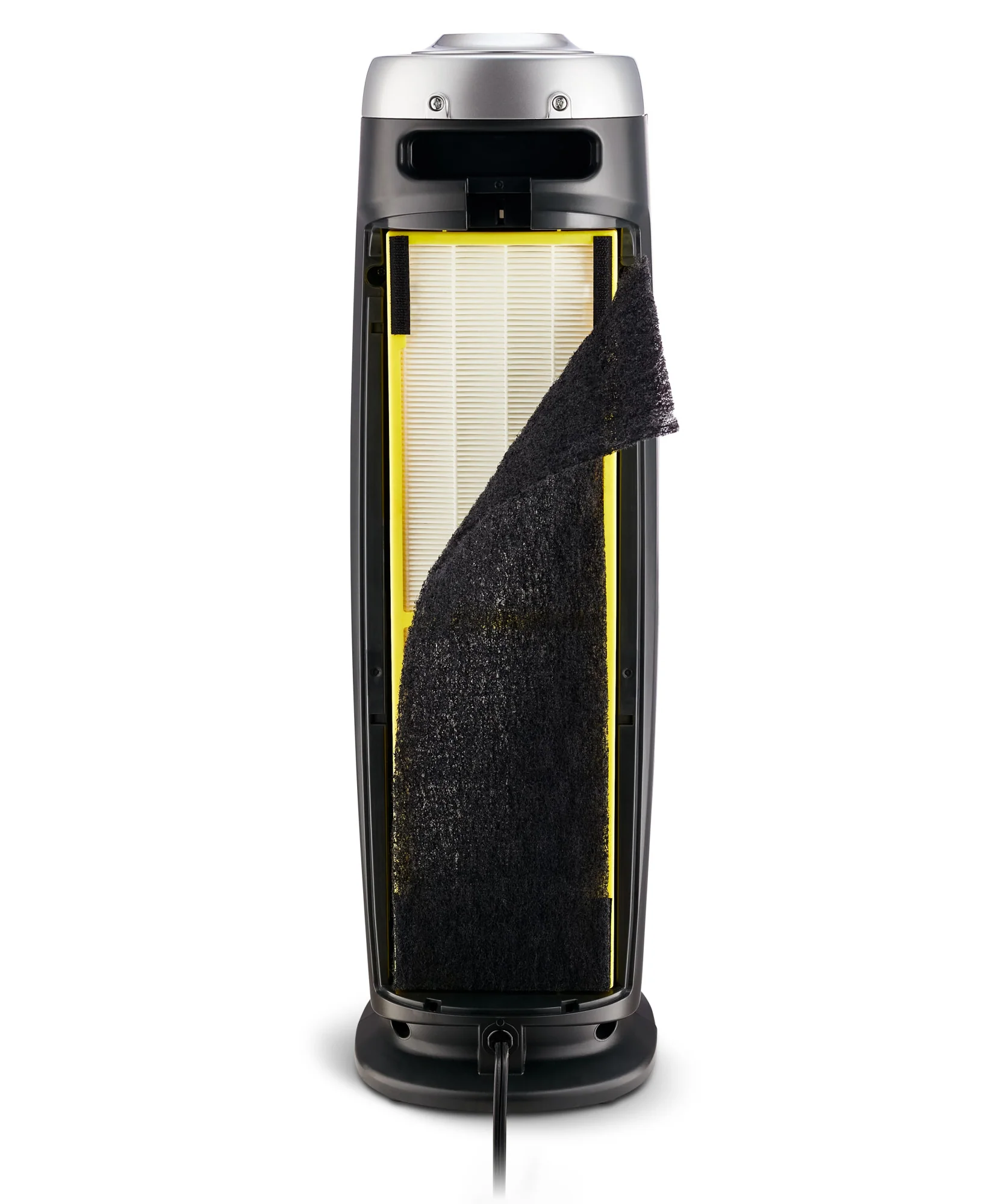 GermGuardian AC4825 HEPA PURE™ 22" Tower Air Purifier (3-speed 3-stage UV-C filtration, gray) - Image 9