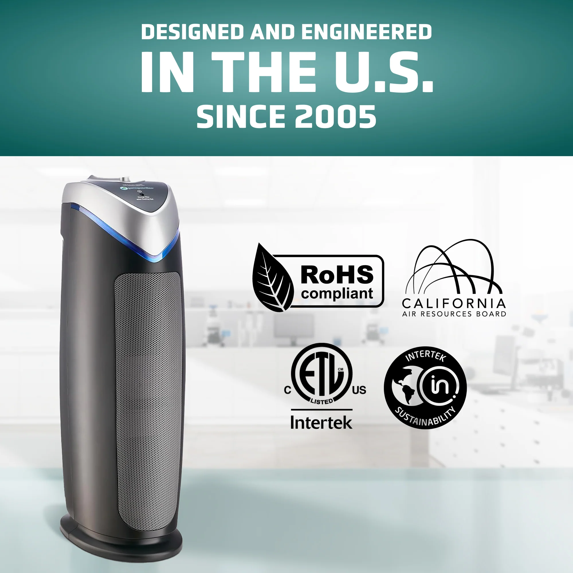 GermGuardian AC4825 Air Purifier & Replacement Filter Bundle - Image 4