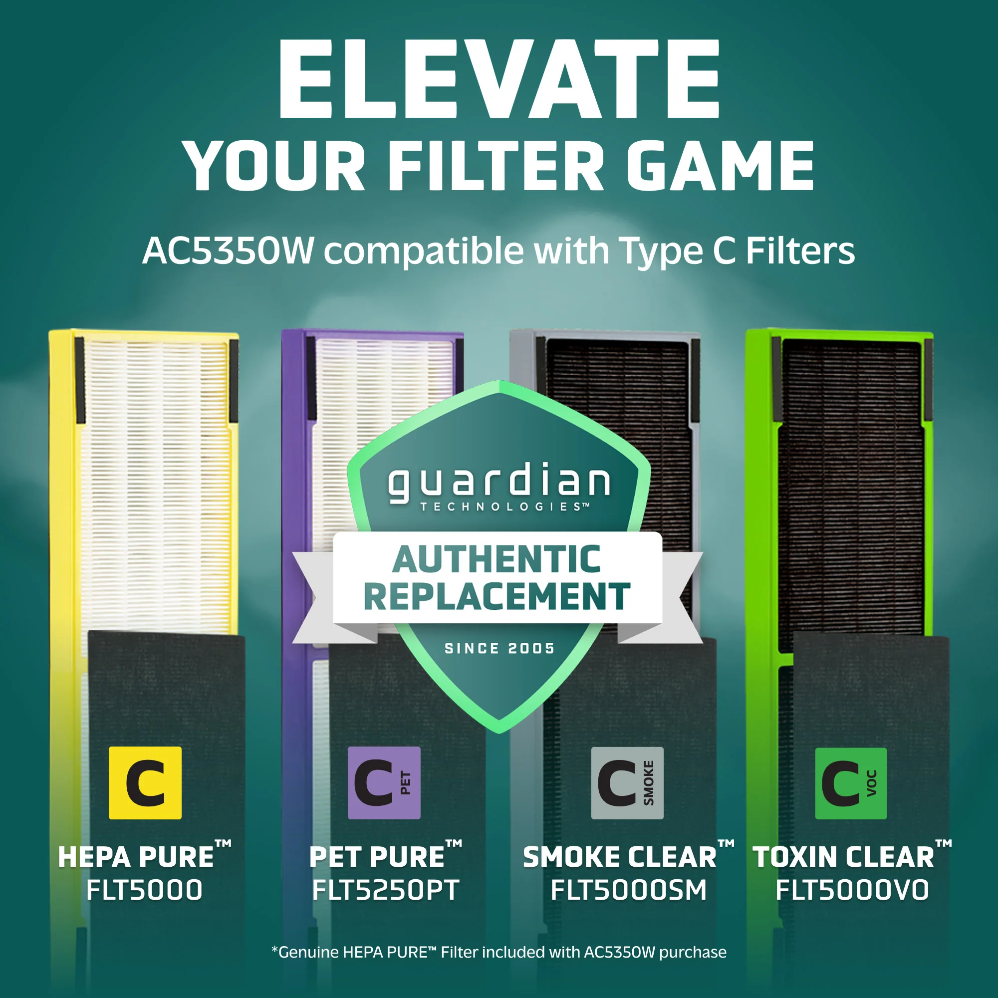 GermGuardian AC5350 Air Purifier & Filter Bundle - Image 6