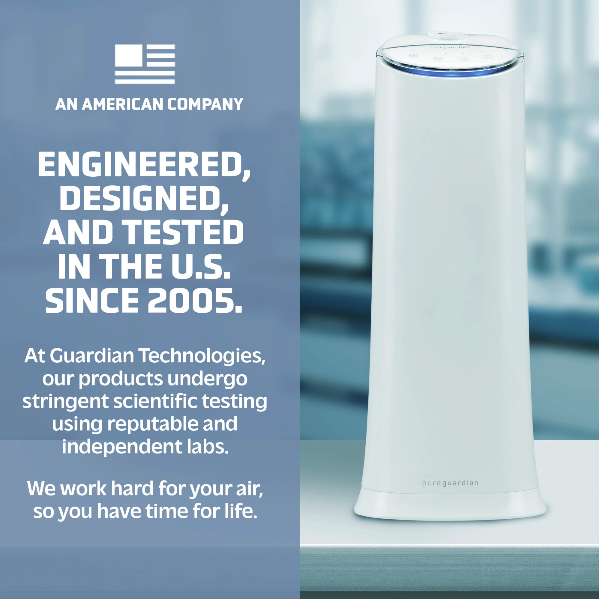 PureGuardian H3200 Ultrasonic Cool Mist Humidifier Tower with Aromatherapy Tray, 1.5-Gallons (white) - Image 7