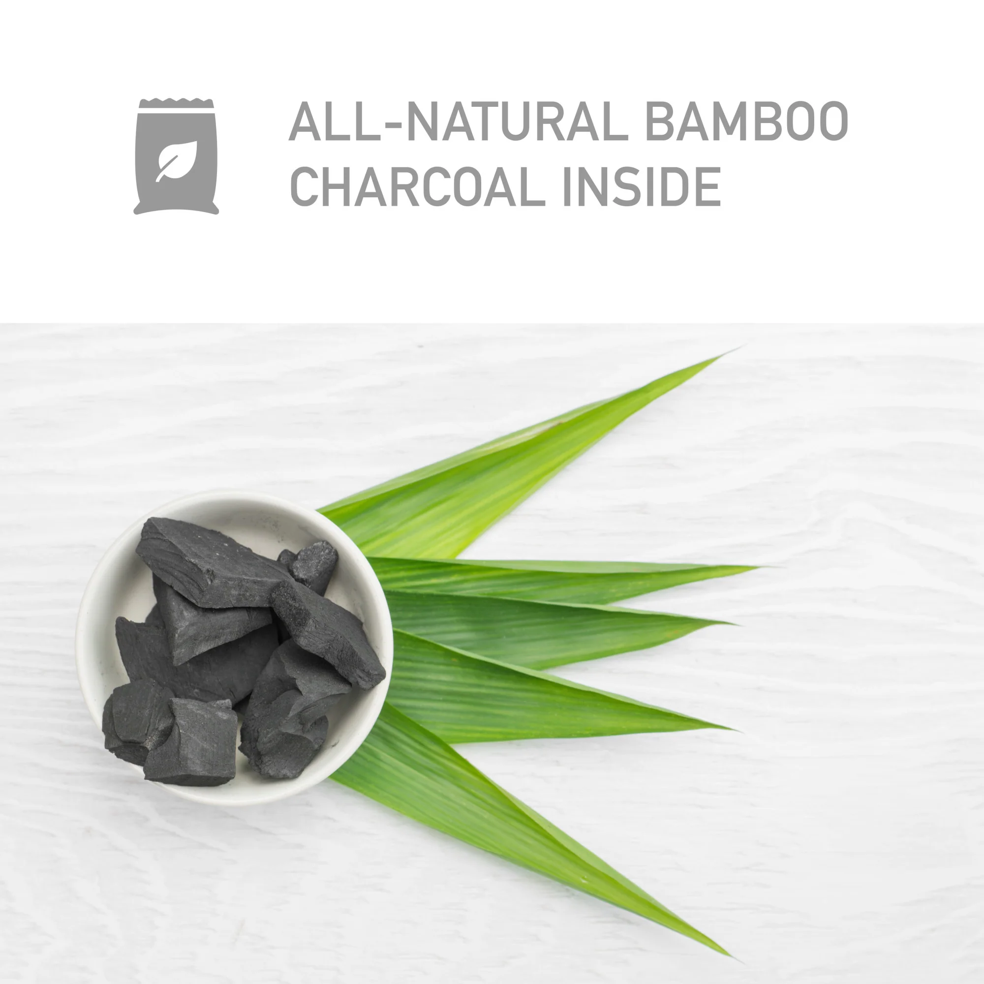 PureGuardian Bamboo Charcoal Air Purifying Bags (100g, 5.25" x 4.5" x 1.0", 1 count) - Image 4